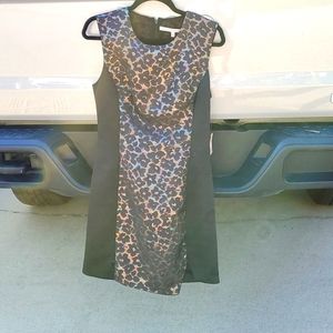 RACHEL Rachel Roy Dress NWT prismatic iridescent rainbow floral